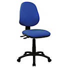 Nautilus Designs Java 300 Medium Back Task/Operator Chair No Arms Blue