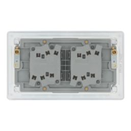 LAP  20A 16AX 4-Gang 2-Way Light Switch  Polished Chrome