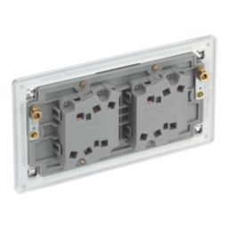 LAP  20A 16AX 4-Gang 2-Way Light Switch  Polished Chrome