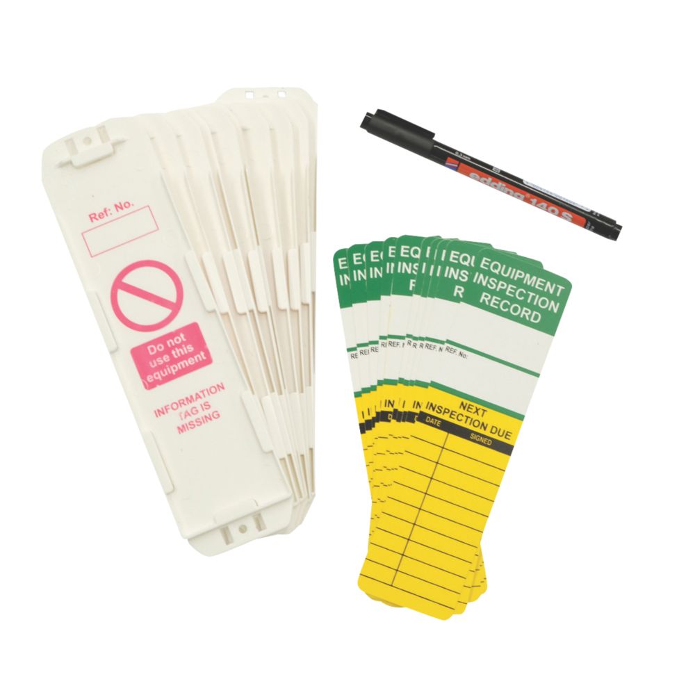 Universal Inspection Tag Insert Kit 31 Piece Set