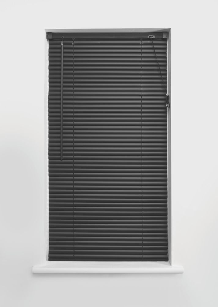 Universal PVC NonBlackout Blind Black 600mm x 1600mm Drop