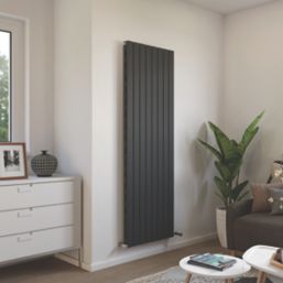 Ximax Oceanus 1800mm x 595mm 5567BTU Anthracite Vertical Designer Radiator