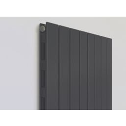 Ximax Oceanus 1800mm x 595mm 5567BTU Anthracite Vertical Designer Radiator