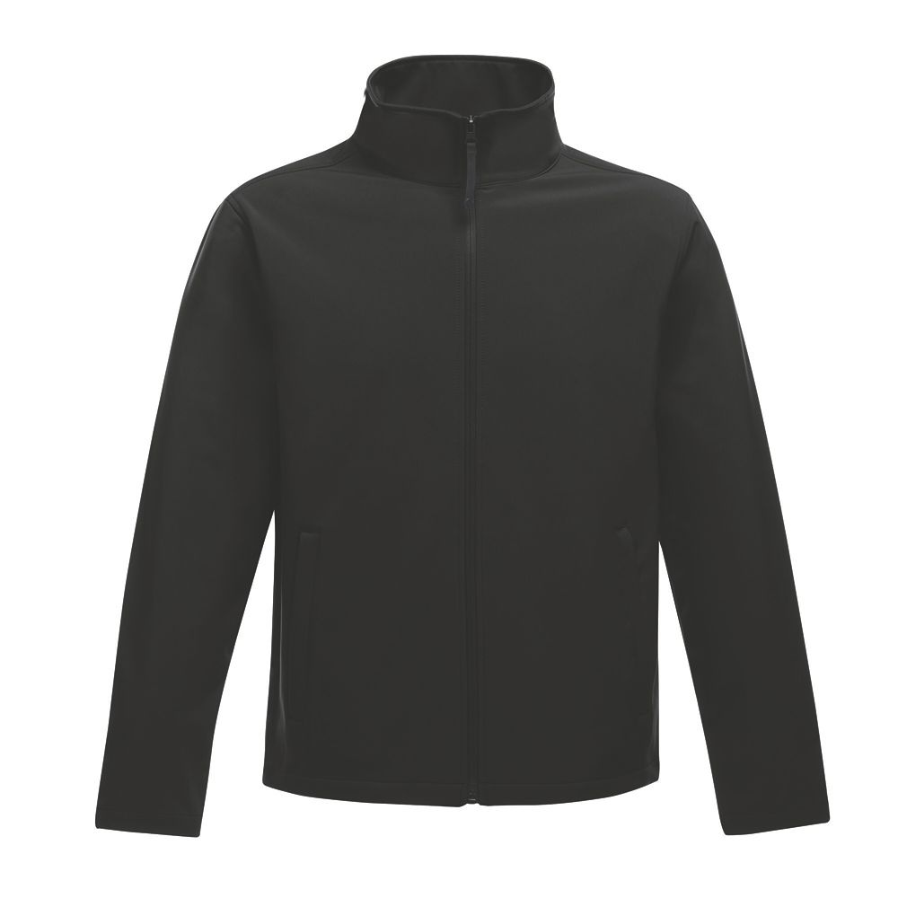 Regatta Ablaze Printable Softshell Jacket Black X Small 35.5" Chest ...