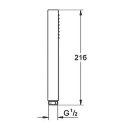 Grohe Vitalio Joy Cube Hand Shower StarLight Chrome 25mm x 216mm