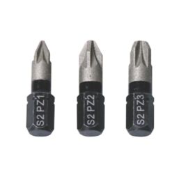 Erbauer  1/4" Hex Shank Mixed Diamond Impact Screwdriver Bits 3 Pieces