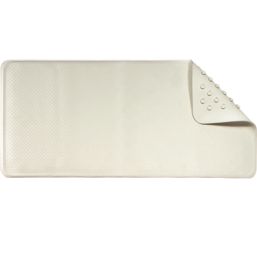 Croydex Hygiene 'N' Clean Rubagrip Bath Mat White 740mm x 340mm