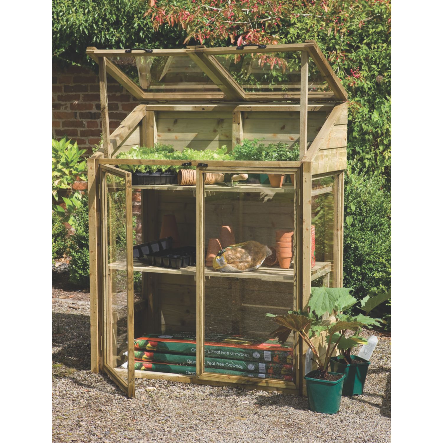 Forest 4' x 2' (Nominal) Timber Greenhouse (75837)