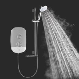 Mira Play White / Grey 9.5kW  Electric Shower