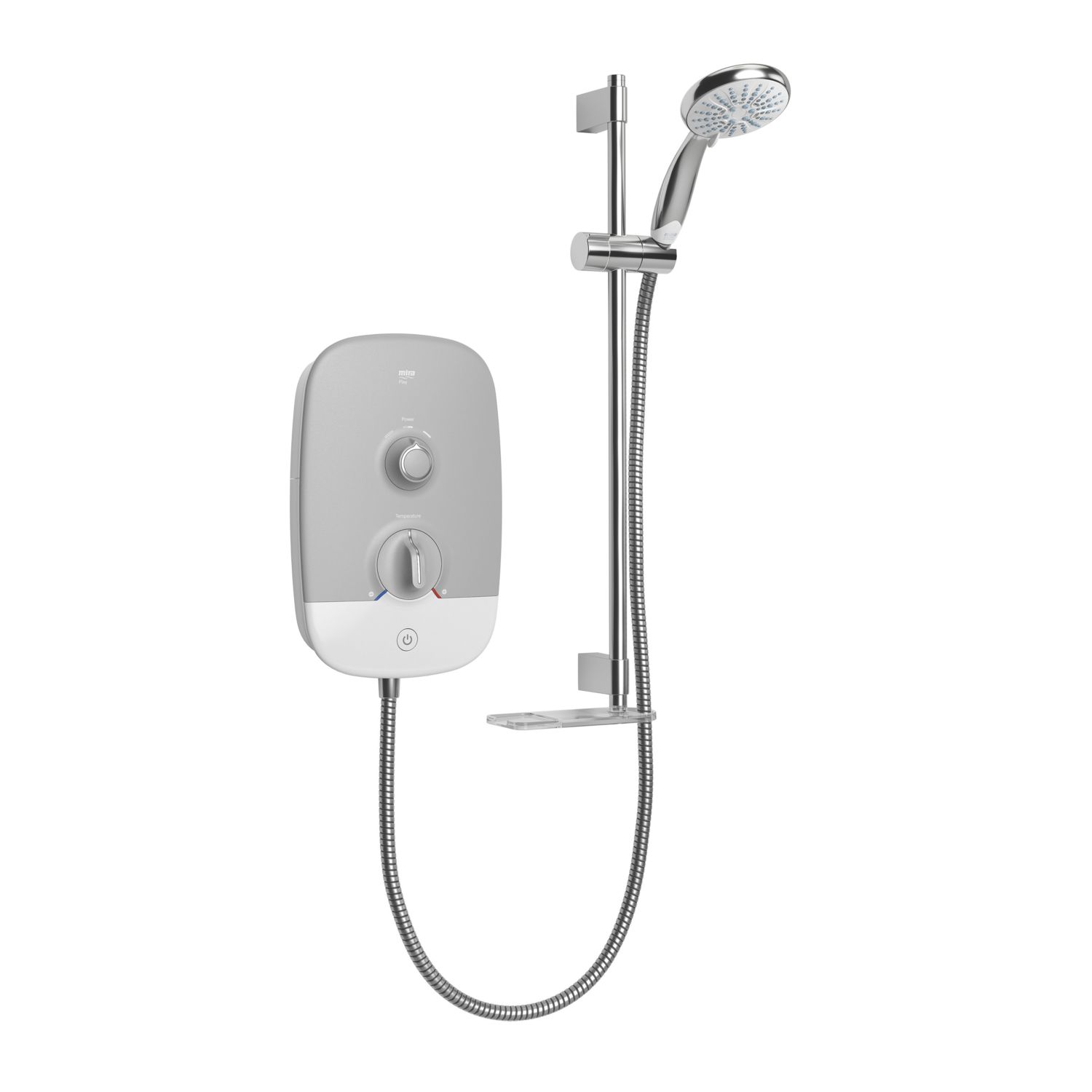 Mira Play White/Grey 9.5kW Electric Shower (7583X)
