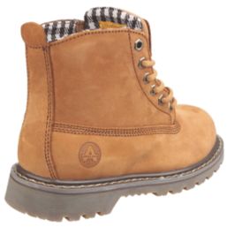 Amblers 103 Size 7 Womens Brown  Steel Toe Cap Safety Boots