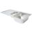 1.5 Bowl Stainless Steel Kitchen Sink & Drainer  1000mm x 500mm