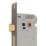 Smith & Locke  3 Lever Antique Brass Mortice Sashlock 65mm Case - 44mm Backset