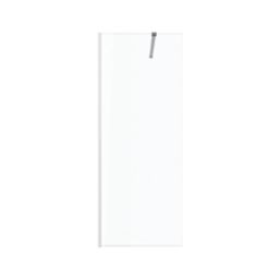 Palermo Showerwall Glass Polished Chrome 1950mm x 800mm x 8mm