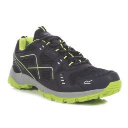 Regatta Vendeavour Size 7  Navy / Lime Punch Waterproof  Non Safety Trainers