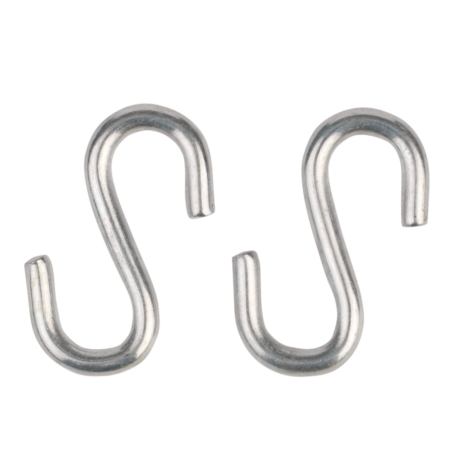 Essentials S-Hooks Steel 30 x 3mm 4 Pack (758FE)