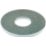 Easyfix Steel Large Flat Washers M8 x 2mm 100 Pack