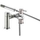 Bristan Blitz Chrome 151mm Deck Mounted Dual Control Manual Shower Mixer Tap