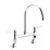 Streame by Abode ACT3021 Traditional Deck-Mounted Bridge Mixer Chrome