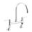 Streame by Abode ACT3021 Traditional Deck Mounted Bridge Mixer Chrome