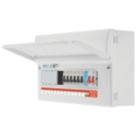 British General  16-Module 13-Way Part-Populated High Integrity Main Switch Consumer Unit with SPD