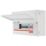 British General  16-Module 13-Way Part-Populated High Integrity Main Switch Consumer Unit with SPD