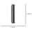 Eglo Neviano Outdoor LED Wall Light Black 3.7W 1200lm