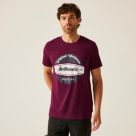 Regatta  Short Sleeve T-Shirt (Graphic Print) Burgundy - 173 3X Large 55.1" Chest