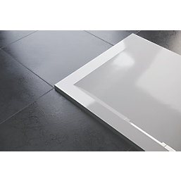 Mira Flight Level Safe Rectangular Shower Tray White 1500mm x 800mm x 25mm