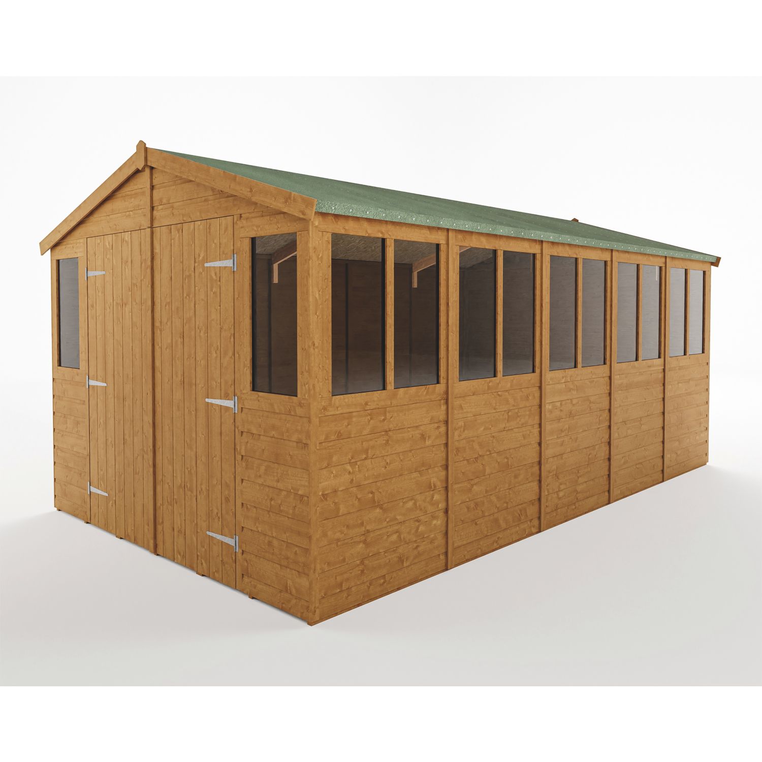 Rowlinson 9' x 15' (Nominal) Apex Shiplap T&G Timber Workshop (758PP)
