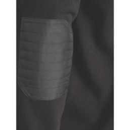 JCB Trade 1/4 Zip Tech Fleece Black Medium 40-42" Chest