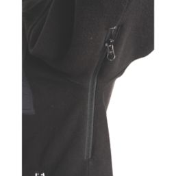 JCB Trade 1/4 Zip Tech Fleece Black Medium 40-42" Chest