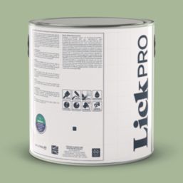 LickPro  2.5Ltr Green 14 Vinyl Matt Emulsion  Paint