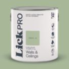 LickPro  2.5Ltr Green 14 Vinyl Matt Emulsion  Paint