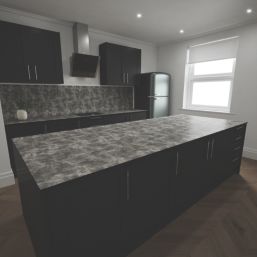 Mariz  Dark Concrete Composite Kitchen Worktop 1240mm x 3050mm x 12mm