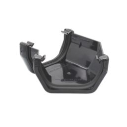 FloPlast  uPVC 135° Square Gutter Angle Black 114mm