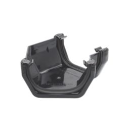 FloPlast  uPVC 135° Square Gutter Angle Black 114mm