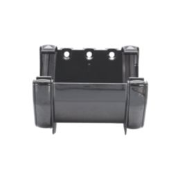 FloPlast  uPVC 135° Square Gutter Angle Black 114mm