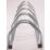 Mottez Zinc 5-Bike Rack
