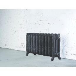 Arroll 470mm x 834mm 3070BTU Pewter Cast Iron 3 Column Radiator
