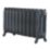 Arroll 470mm x 834mm 3070BTU Pewter Cast Iron 3 Column Radiator