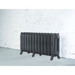 Arroll 470mm x 994mm 3685BTU Pewter Cast Iron 3 Column Radiator