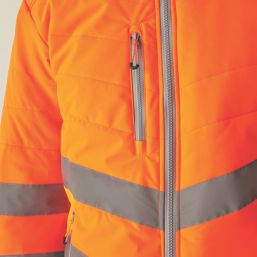 Regatta Hi-Vis Two-Tone Thermal Jacket Orange Small 40.9" Chest