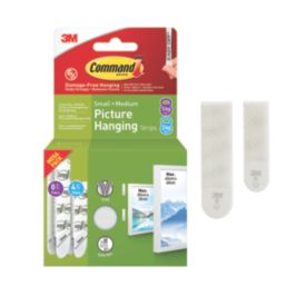 Command Self-Adhesive Picture Hanging Strips Small/Medium 12 Piece Set
