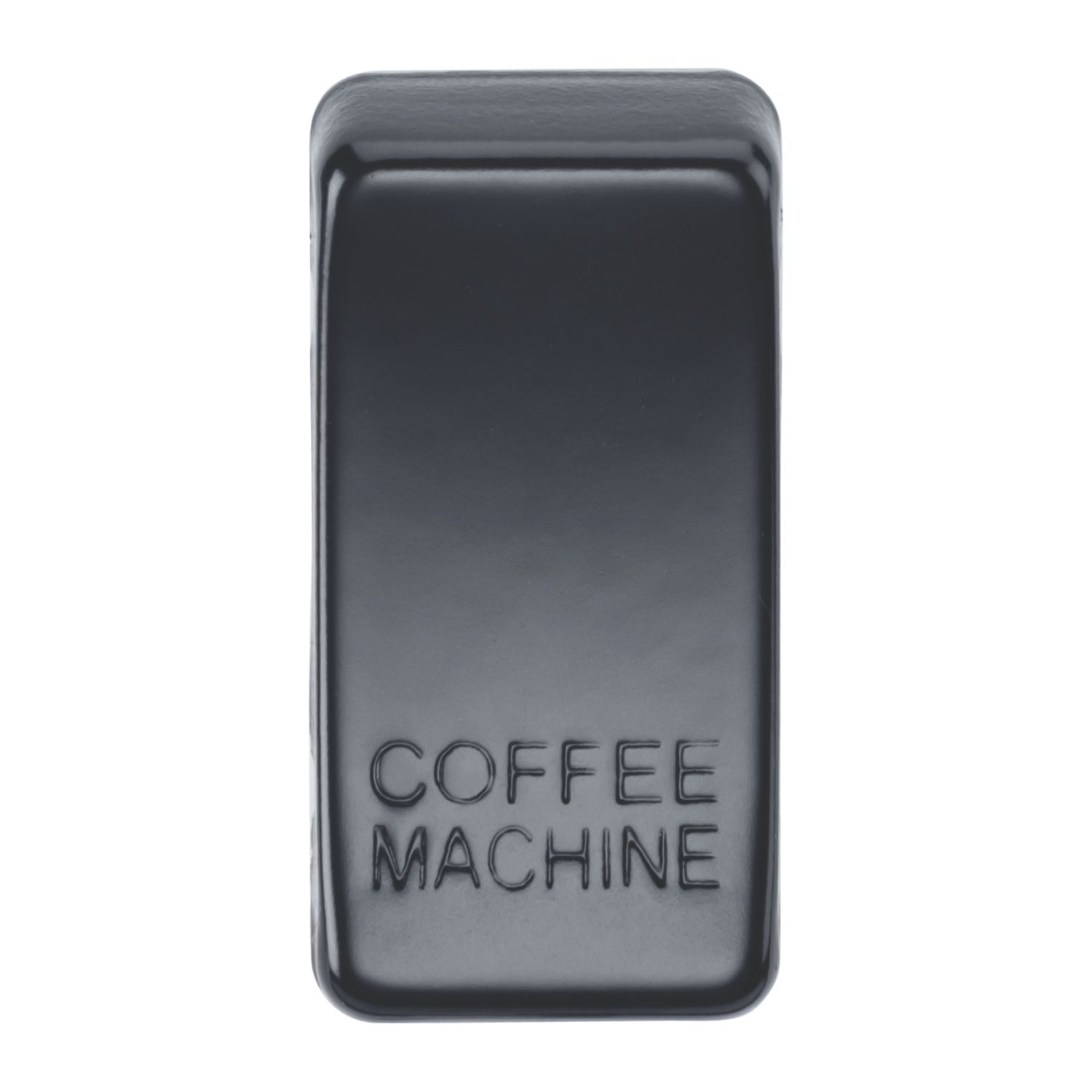 Knightsbridge 'COFFEE MACHINE' Switch Cover Matt Black (759CR)