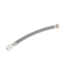 Flomasta Push-Fit EPDM Straight Flexible Hose 15mm x 1/2" x 300mm