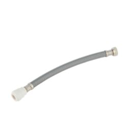 Flomasta Push-Fit EPDM Straight Flexible Hose 15mm x 1/2" x 300mm