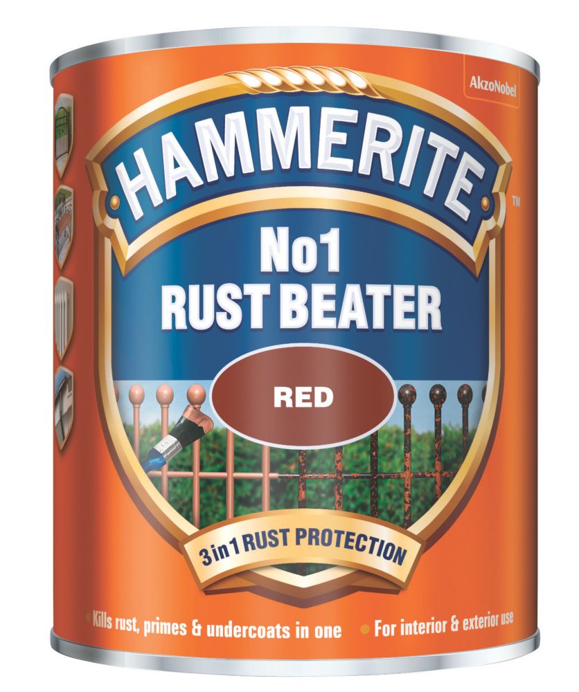 No Nonsense Red Oxide Metal Primer & Undercoat 250ml - Screwfix