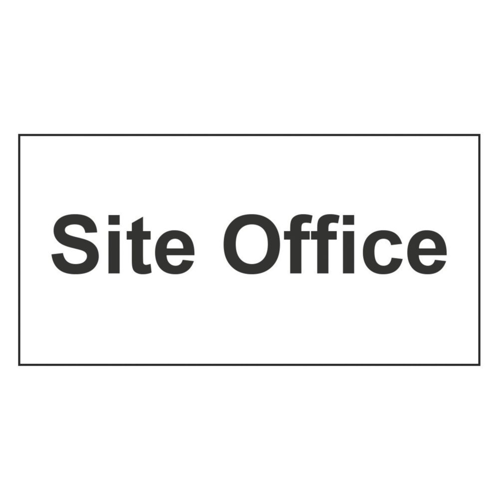 "Site Office" Sign 150mm x 300mm