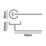 Smith & Locke Crane Fire Rated Lever on Rose Door Handles Pair Satin Chrome
